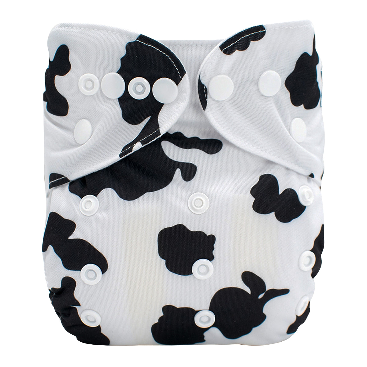 Lulu & Finn Cow Hide Print Modern Cloth Night Nappy Nappy Box Co