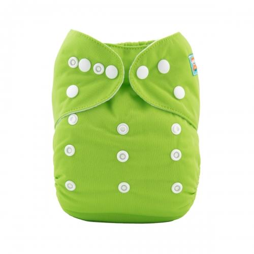 Alva Baby Solid Lime Modern Cloth Nappy