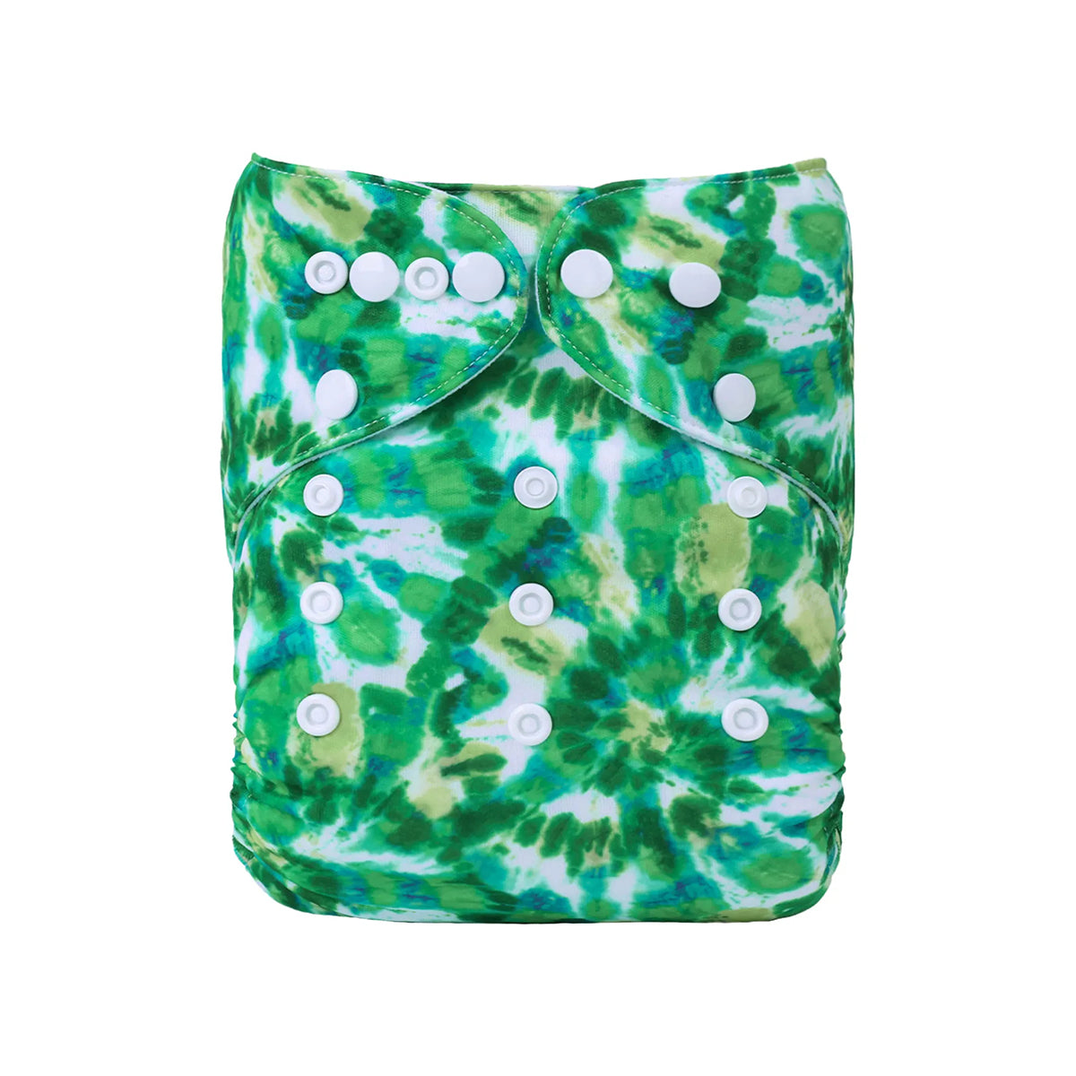 Alva Baby Green Tie Dye Print Modern Cloth Nappy Nappy Box Co