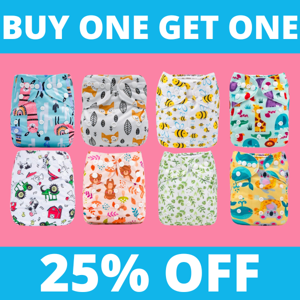 Nappy Bundles Buy One Get One 25% OFF