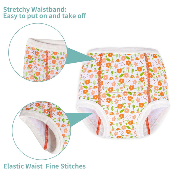 Alva Baby Neutral Stripes Print Reusable Pull Up/Training Pants/Training Undies