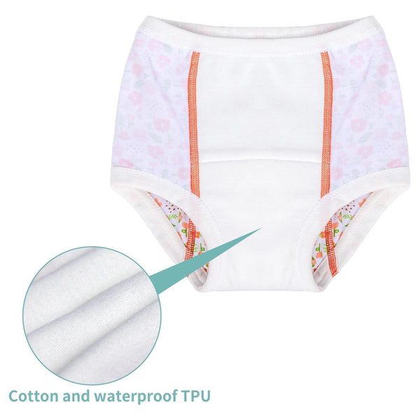 Alva Baby Pastel Swirls Print Reusable Pull Up/Training Pants/Training Undies