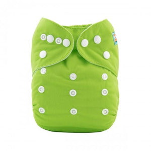 Alva Baby Solid Lime Modern Cloth Nappy