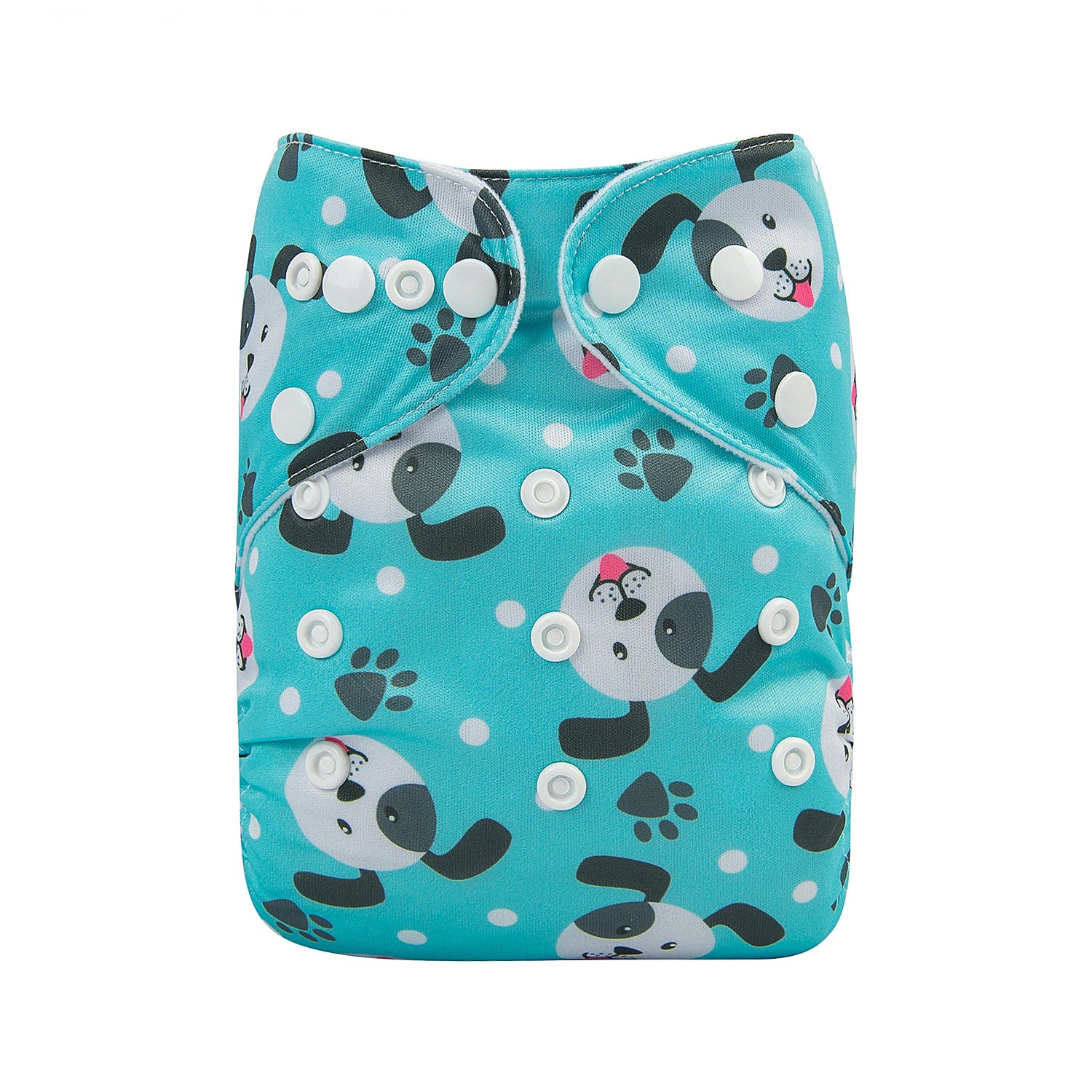 Alva Baby Cute Puppies Print Modern Cloth Nappy