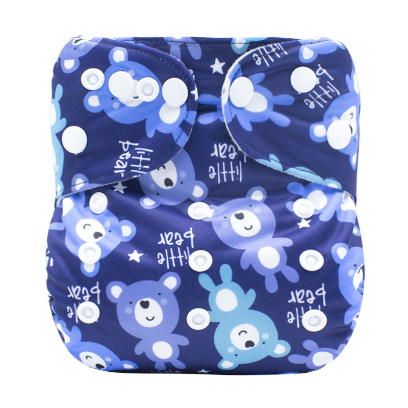 Lulu & Finn Little Bear Print Modern Cloth Nappy – Nappy Box Co