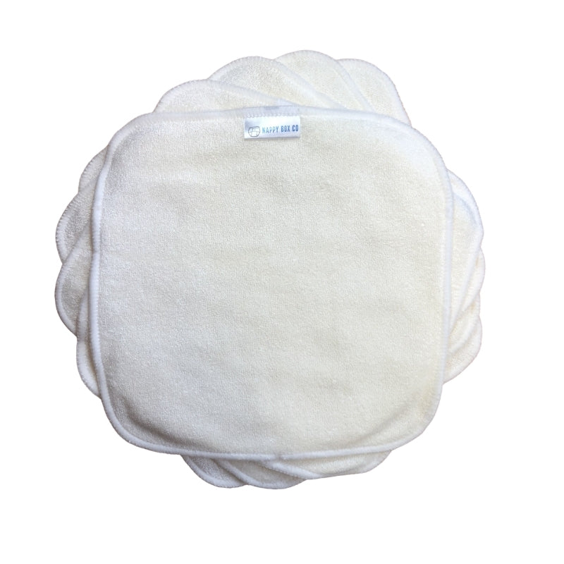 Nappy Box Co Reusable 2 Layer Bamboo Wipes